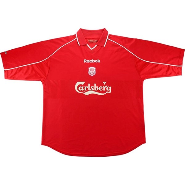 Tailandia Camiseta Liverpool Replica Primera Ropa Retro 2000 2002 Rojo